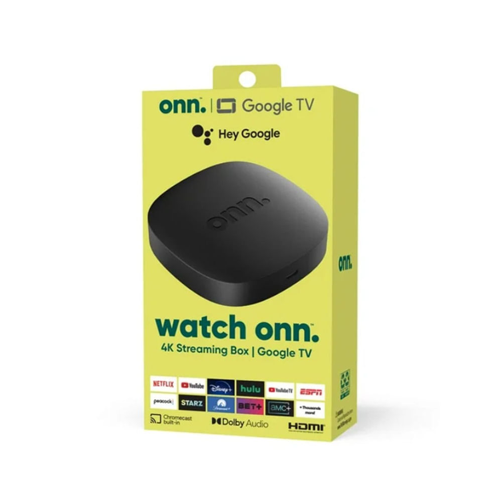 Onn 4K Streaming Device con Google TV Negro