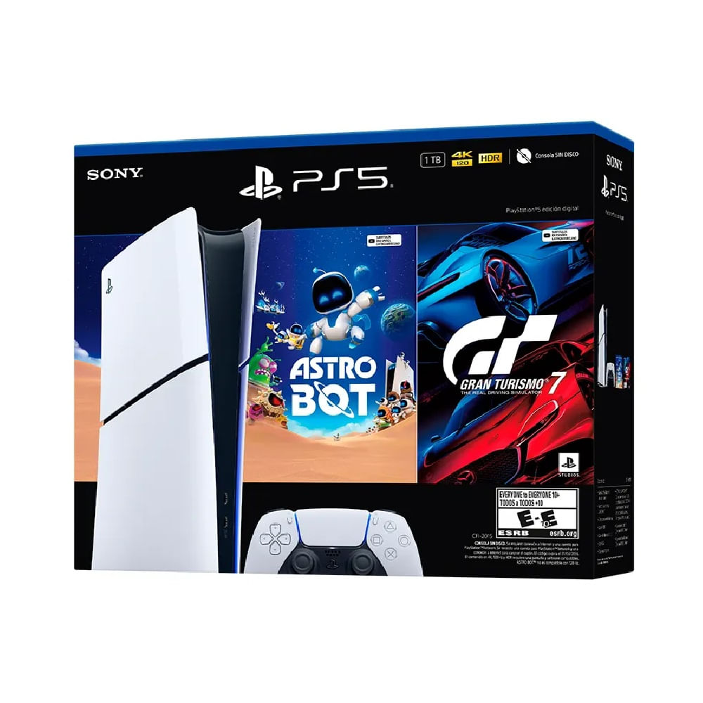 Consola PS5 HW BNDL 2-GT-Astro Bot Digital Blanco