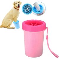 LIMPIA PATITAS PARA MASCOTAS PEQUEÑO ROSADO