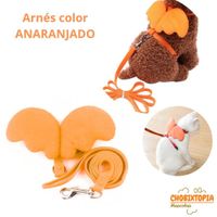 ARNES CON ALAS Y CORREA TALLA XS - ANARANJADO