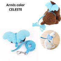 ARNES CON ALAS Y CORREA TALLA M - CELESTE