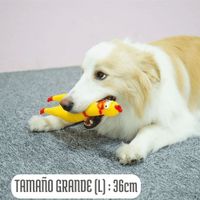 POLLO CHILLON GRANDE-TALLA L JUGUETE PERROS