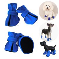 ZAPATOS IMPERMEABLES PARA PERROS Y MASCOTAS AZULINO-S