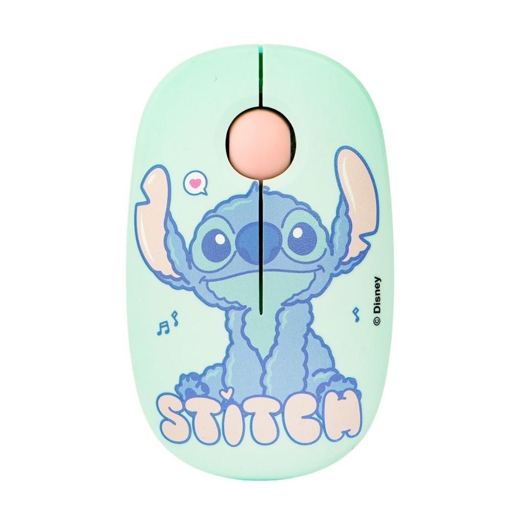 Mouse Inalambrico Stitch Disney Pastel
