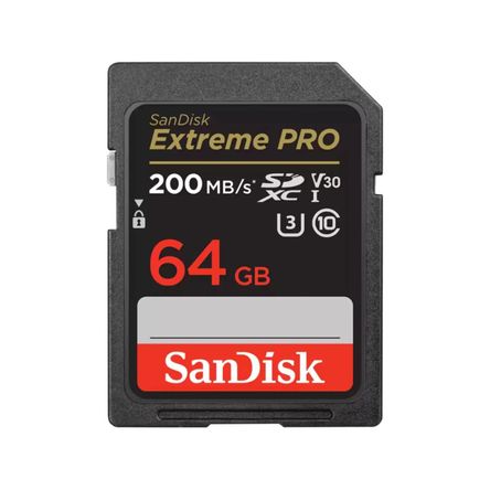 Memoria SD Sandisk Extreme Pro 200mbs 64gb Memoria SD Sandisk Extreme Pro 200mbs 64gb