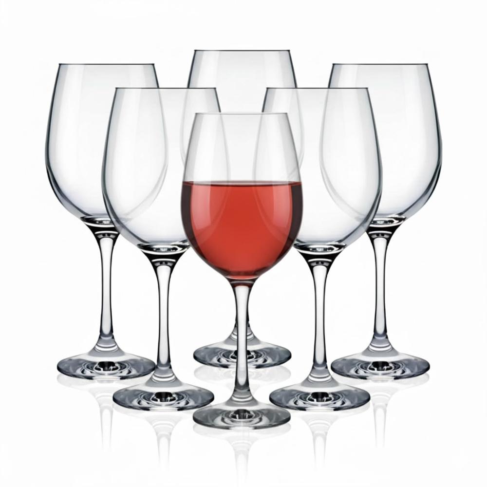 Copas de Vino 330ml x12 – Prácticas para Uso Diario