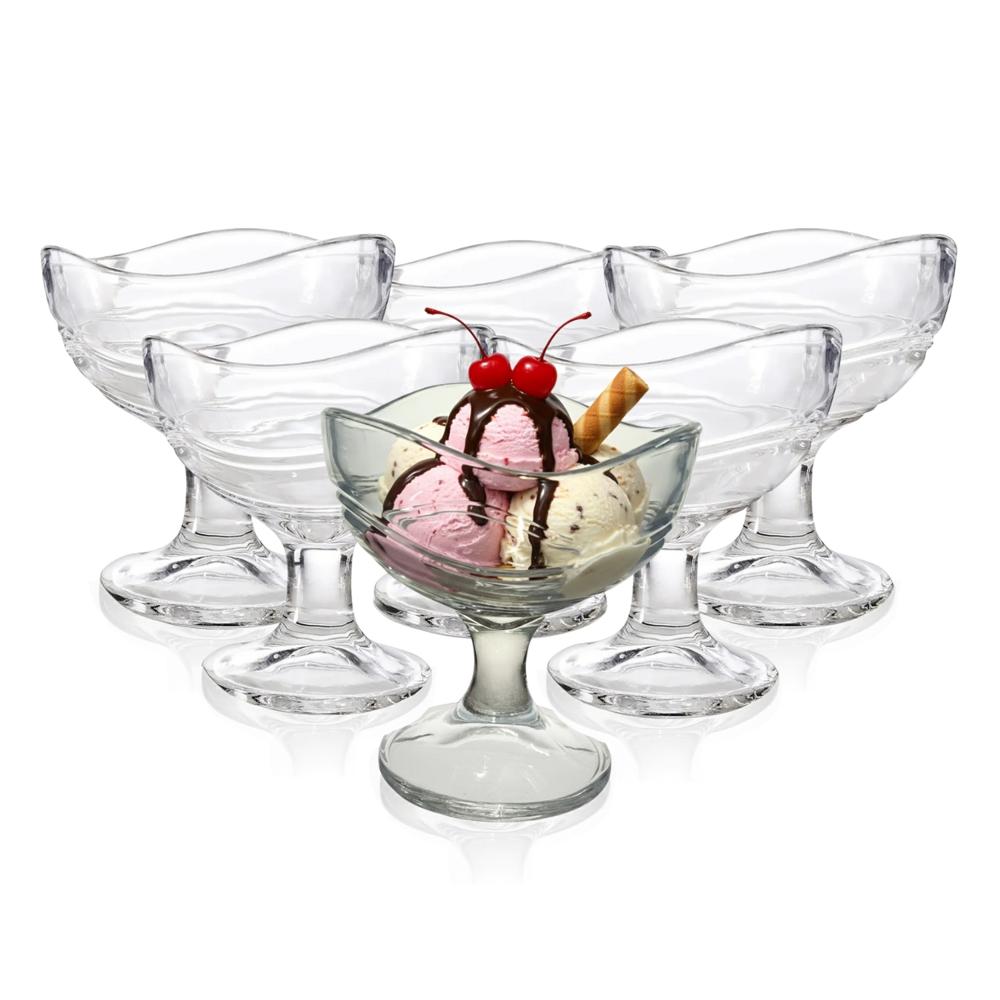 Set de Copas para Postre de Vidrio x6 – 280 ml