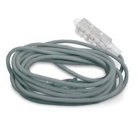 Extension electrica vulcanizado 5 metros 3 tomas gris Home Light 166080