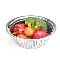 Escurridor Colador de Acero Inoxidable 22 cm Pack x2