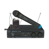 Micrófono Inalámbrico de Mano Vincha y Solapero BT-27HB1 BATBLACK