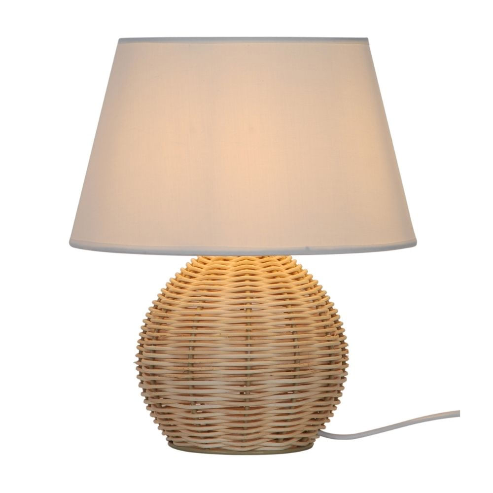 Lampara de Mesa Orange Sandy 1 Luz E27 Rattan