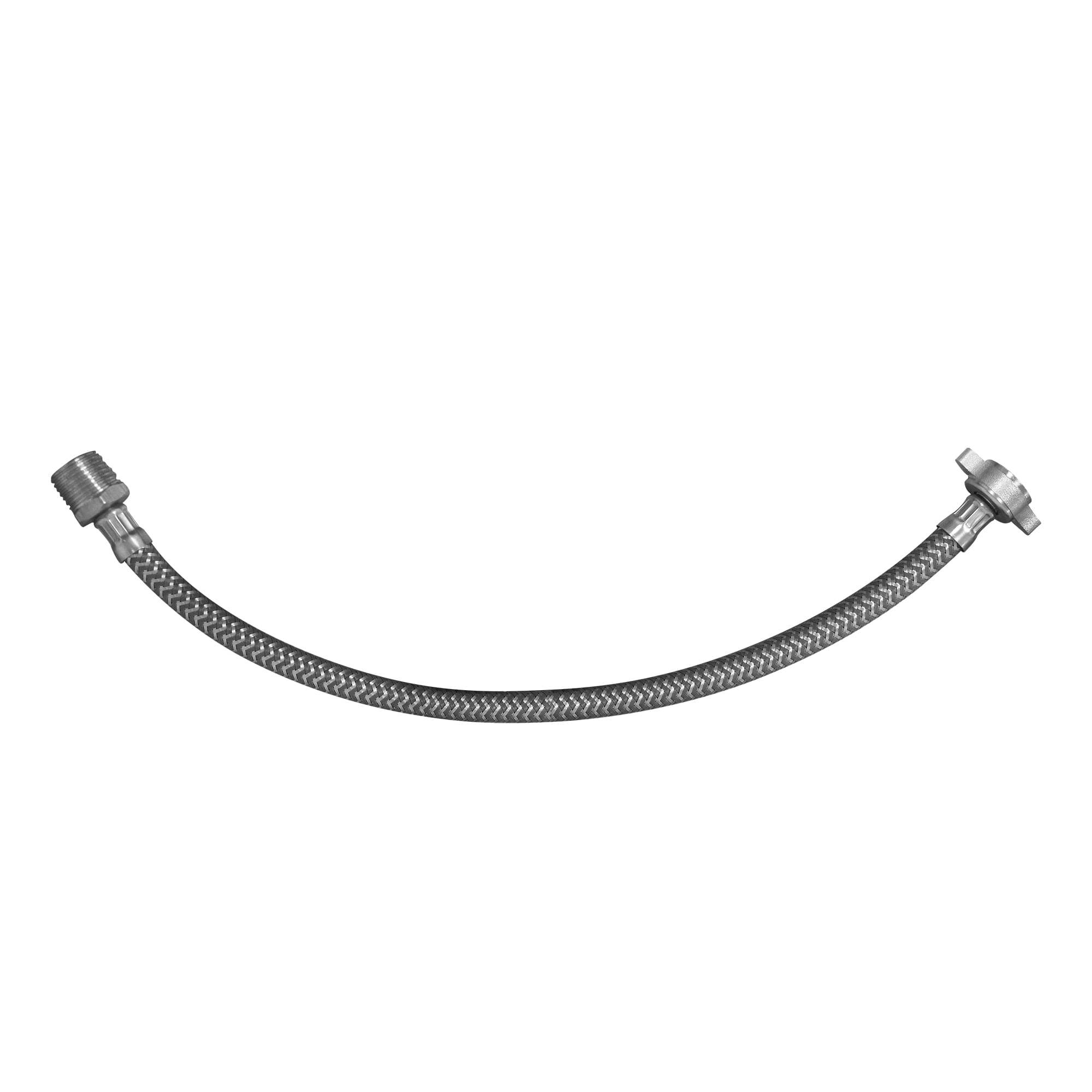 Tubo de Abasto para Lavatorio 1/2""x40cm Acero Inoxidable Metusa