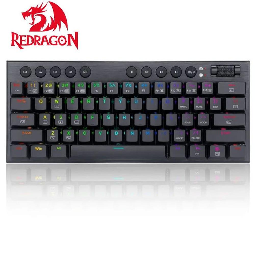 Teclados HORUS 60% BLACK Wireless English K632-PRO-RGB RED SWITCH