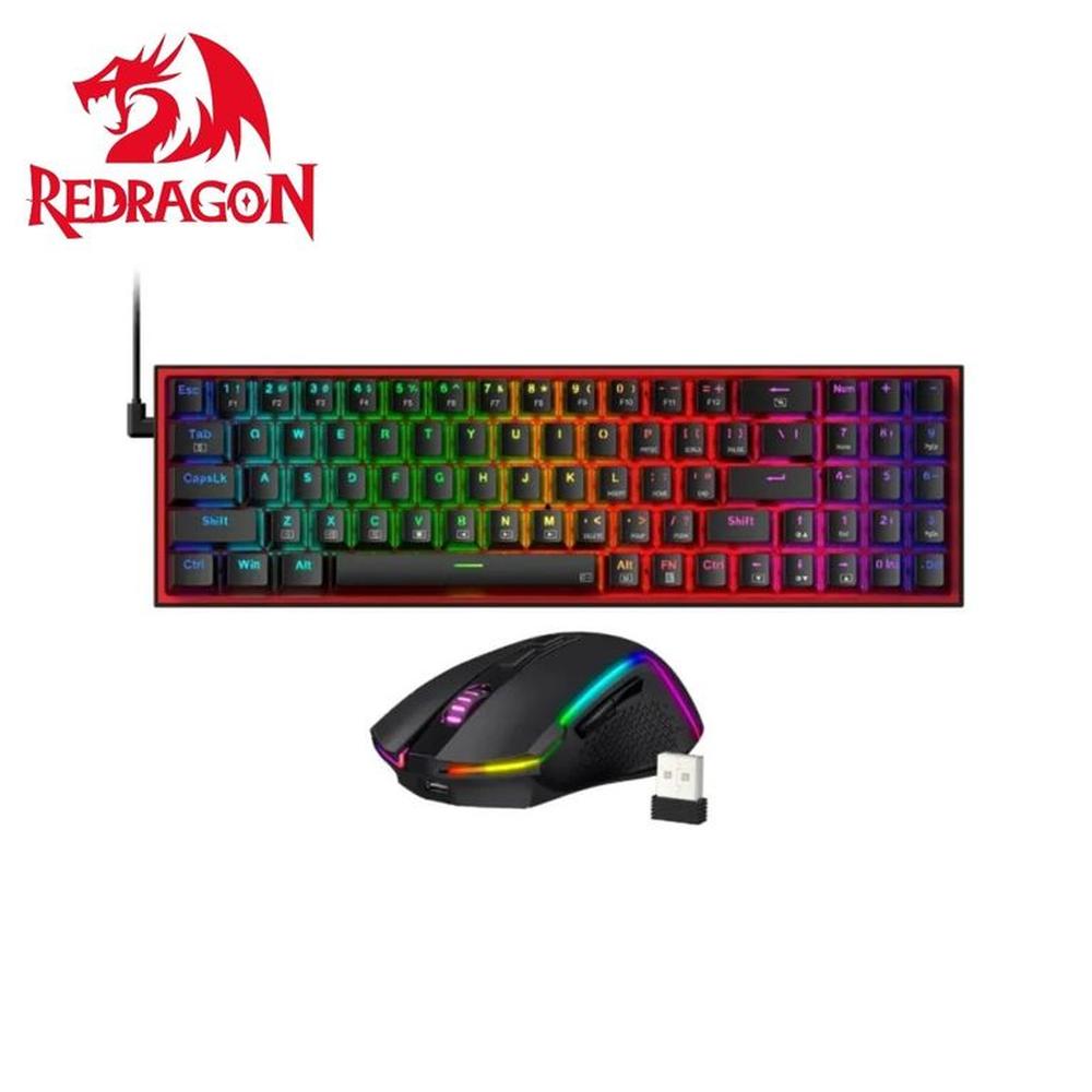 Combo Redragon 2 en 1 POLLUX + TRIDENT S136 Black