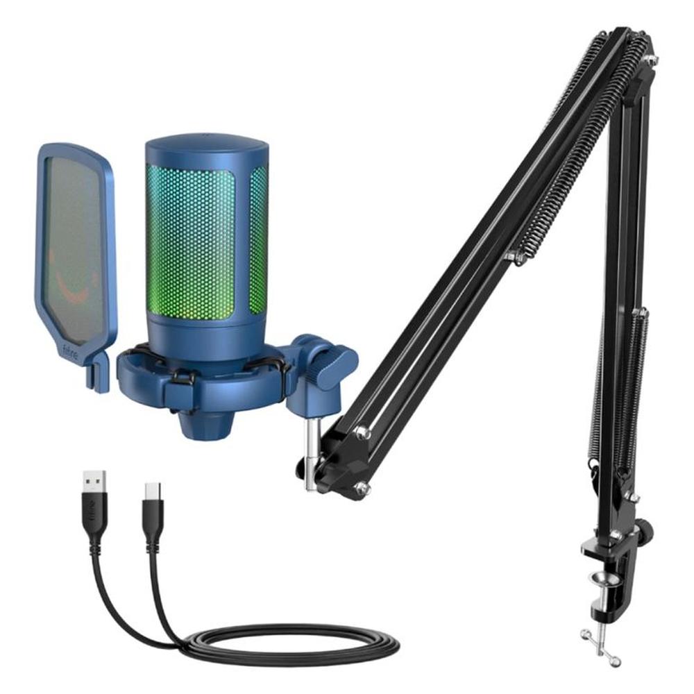 Micrófono Fifine A6T BLUE Soporte de brazo