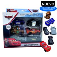 Set de Coches Vehículos A Fricción Cars 6 Pcs