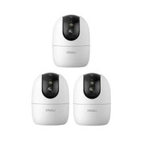 Kit 3 Cámara seguridad WiFi Ranger 2 Pro 3K 5MP para interiores Botón de llamada - IMOU