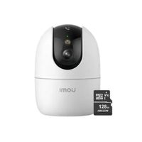 Cámara seguridad WiFi Ranger 2 Pro 3K 5MP + Micro SD128GB para interiores Botón de llamada - IMOU