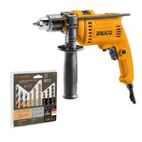 Taladro Percutor Ingco 680W + Brocas Madera, Concreto, Metal Truper ID6808-11339
