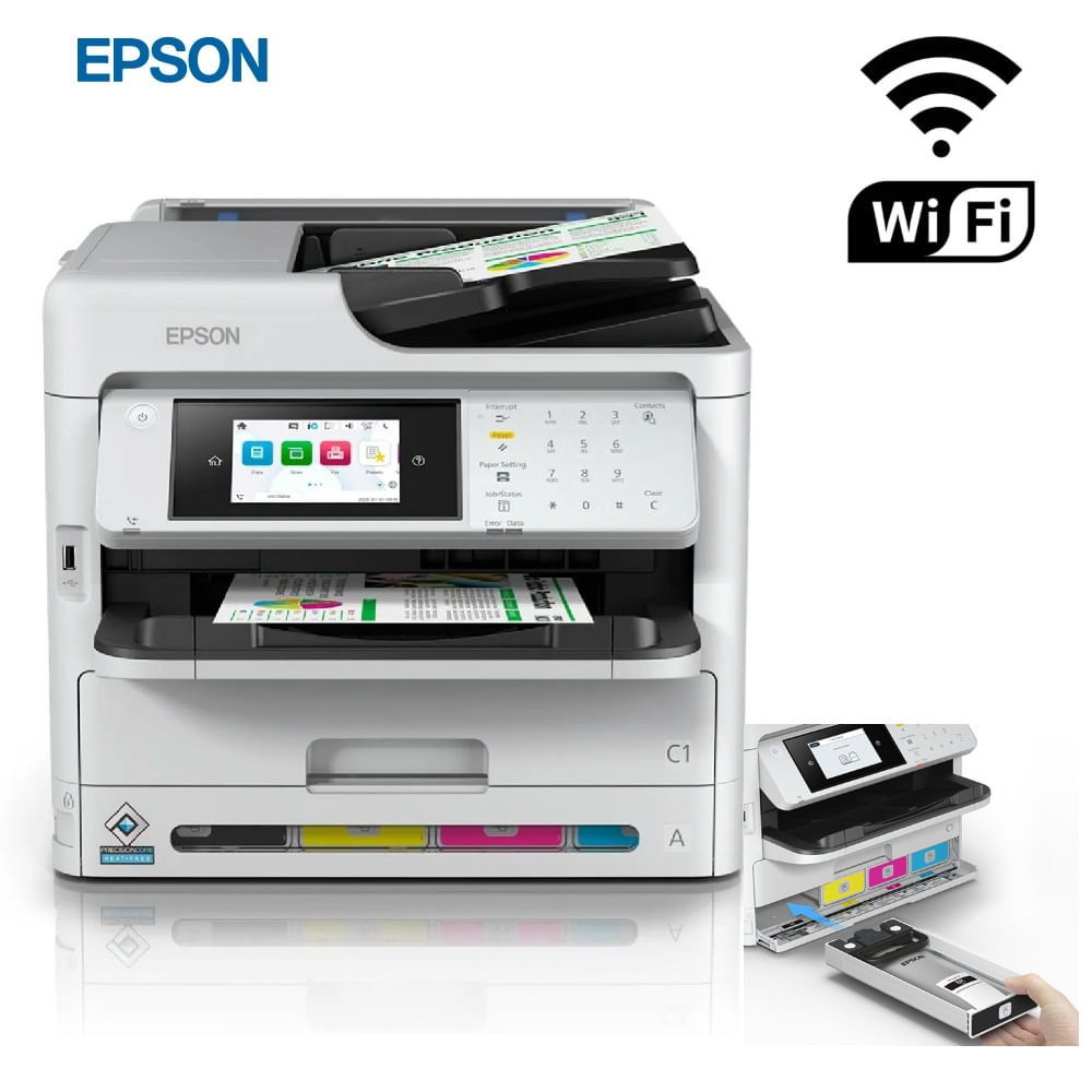 Impresora Epson Workforce Pro Wf-C5810 Multifuncional Fax - Lan -Wifi