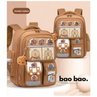 MOCHILA CAPIBARA KAWAII IMPERMEABLE T-OFICIO JUVENIL NIÑOS