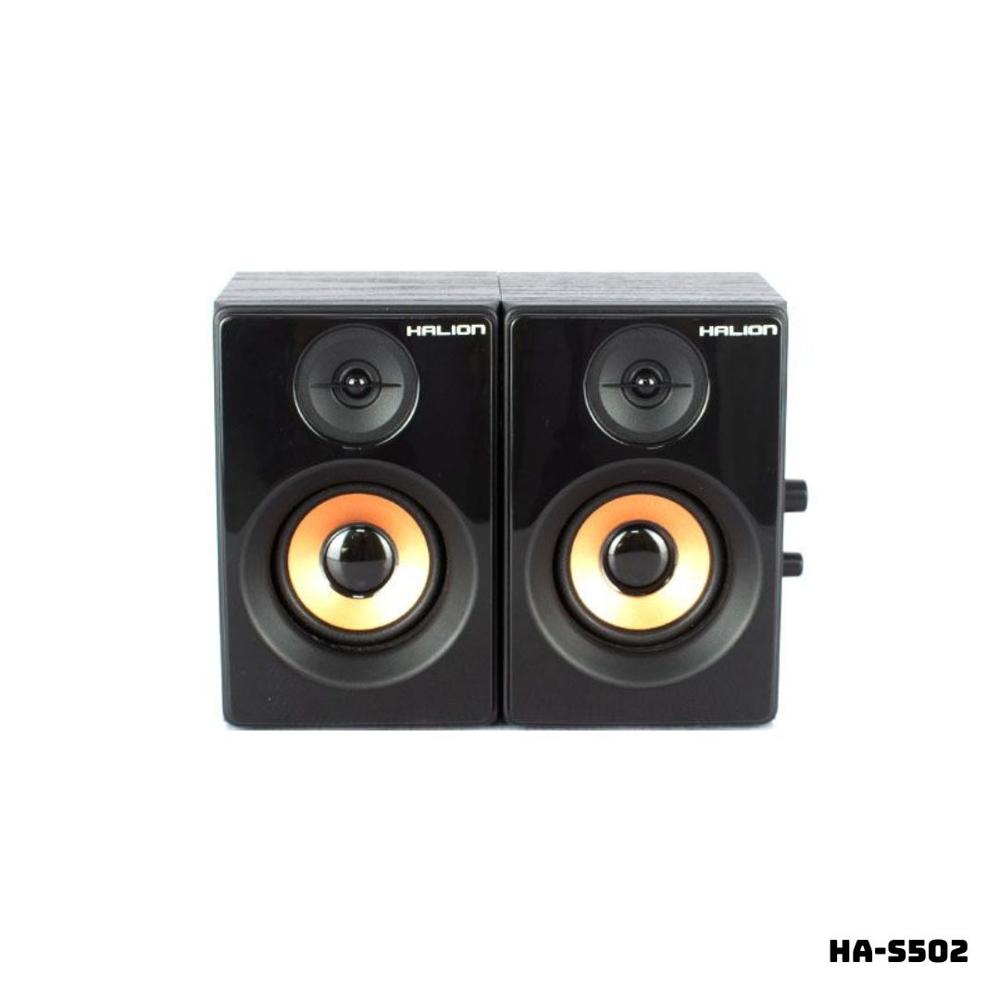 PARLANTE HALION USB 8W MADERA - HA-S502