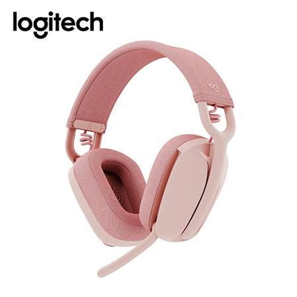 Audífono Bluetooth Logitech Zone Vibe 100 Wireless C/ Micrófono - Rosa