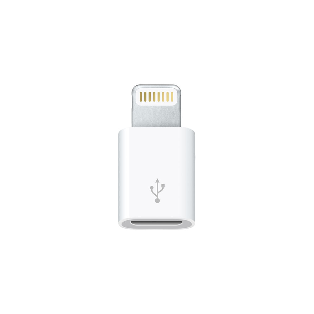 Adaptador de Lightning a Micro Usb Blanco