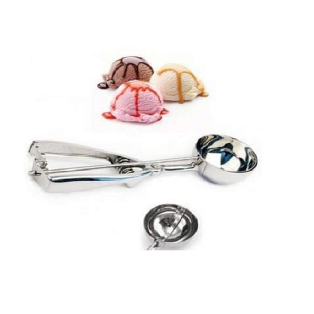 Cuchara para Helado Antiadherente de 4 cm el Circulo Plateado