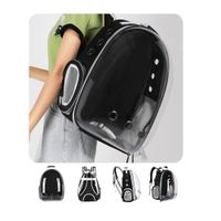 Mochilas Transportadoras de Viaje Jaula de Cápsulas Espaciales Negro