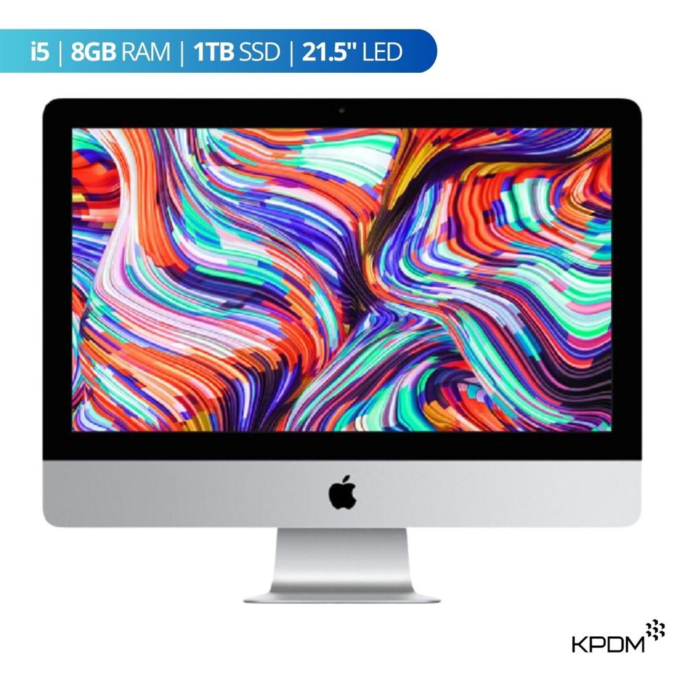 COMPUTADORA IMAC 2017 I5 8GB 1TB 21.5' SEMINUEVO PLATEADO GRADO B
