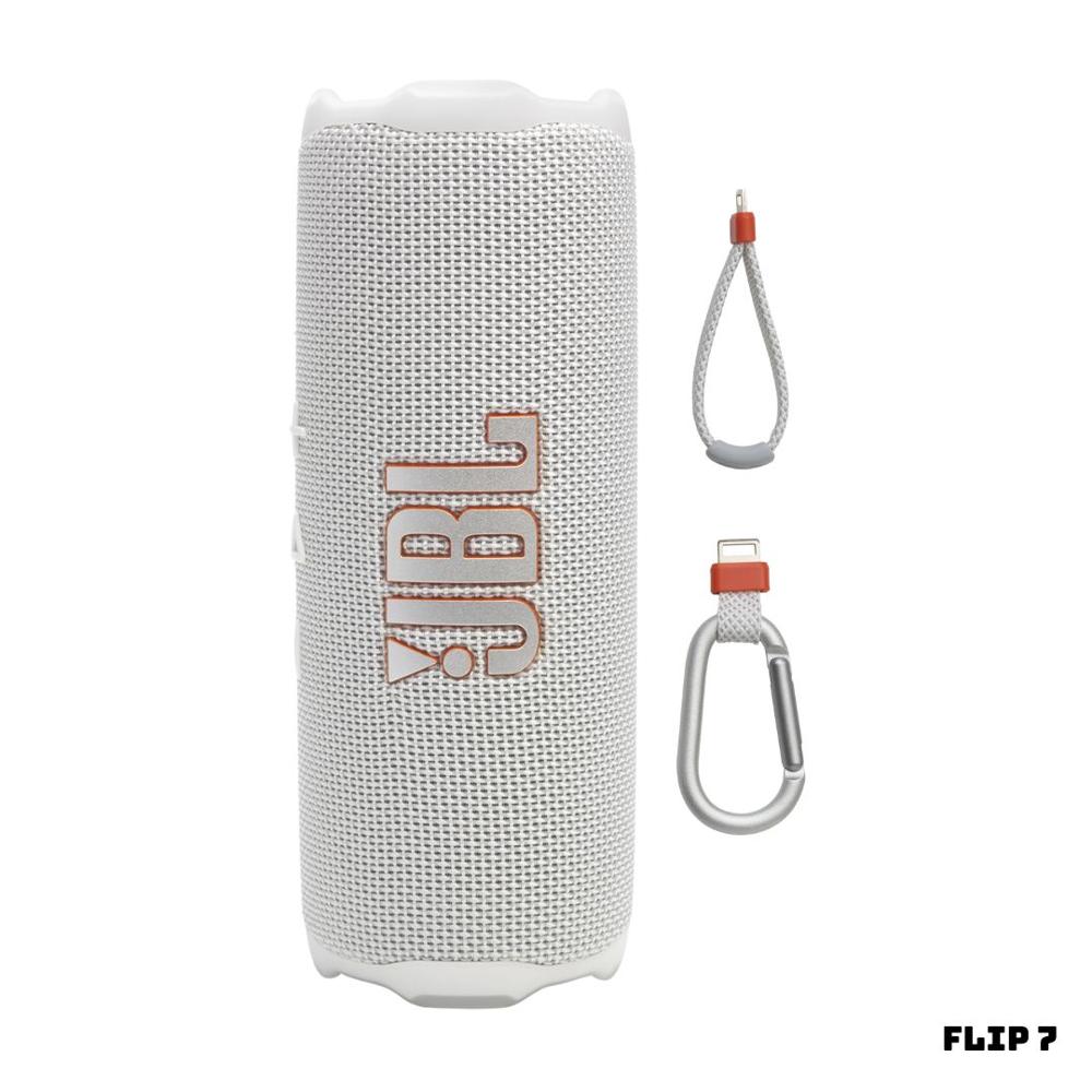 PARLANTE JBL FLIP 7 BLUETOOTH EXTRABASS BLANCO