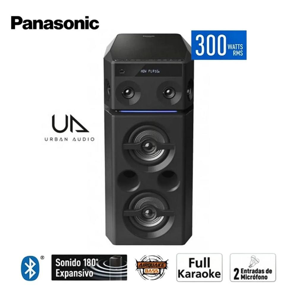Minicomponente Panasonic SC-UA30PU-K de 300 W con Bluetooth