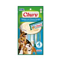 Snack para Perros Churu Pollo y Queso  x 4 Tubos