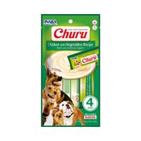 Snack para Perros Churu Pollo y Vegetales  x 4 Tubos