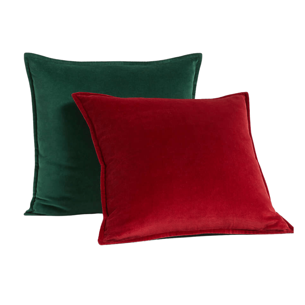 Cojin Navidad Velvet Rojo 45x45 Decoraline Home