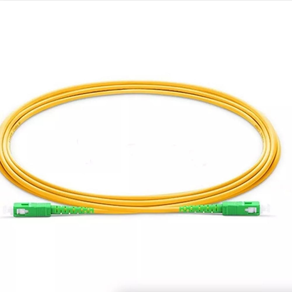 Patchcord de Fibra SC/APC-SC/APC 3mm PVC G652D 3m Pack 20 Unid