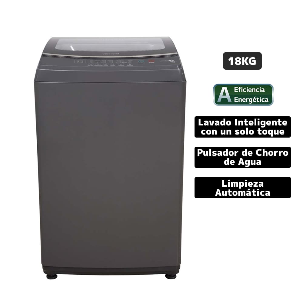 Lavadora BLACKLINE Carga Superior 18 Kg SPBL18TL Gris Oscuro