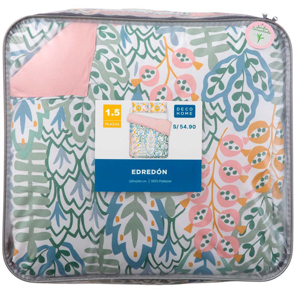 Edredones DECO HOME Jardin Dis3 1.5 Plazas