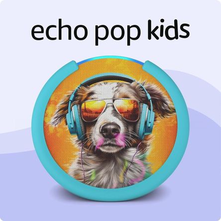 Parlante Amazon Echo Pop Kids - Modelo 2023 Anthro Pup Parlante Amazon Echo Pop Kids - Modelo 2023 Anthro Pup