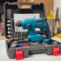 TALADRO PERCUTOR INALÁMBRICO 21V BRUSHLESS CON ACCESORIOS
