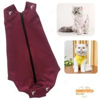 FAJA POST OPERATORIA MASCOTA-PERRA-GATA TALLA XS-GRANATE