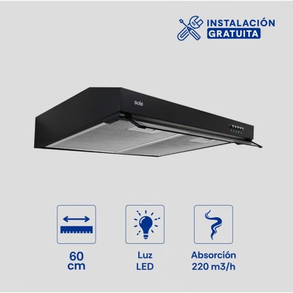 Campana Extractora Nyx Sole 60cm – TURE96CO