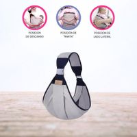Canguro Ergonómico para Bebé «FULAR» Gray