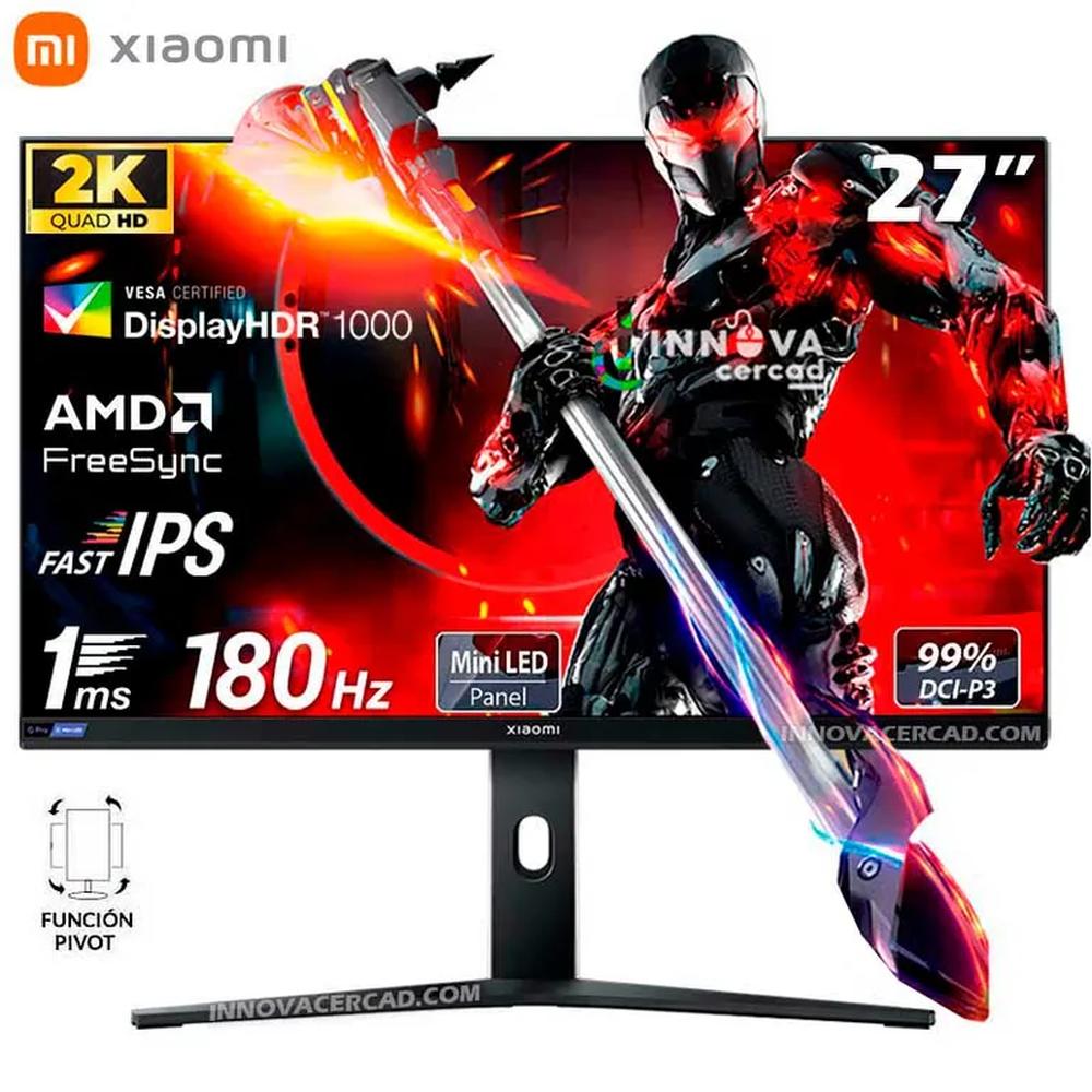 Monitor gaming Xiaomi G Pro 27i de 27 2K QHD Fast IPS 180Hz 1Ms Monitor gaming Xiaomi G Pro 27i de 27 2K QHD Fast IPS 180Hz 1Ms