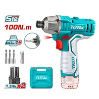 Destornillador de Impacto 100nm 12v Total TIRLI12015