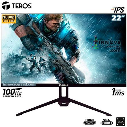 Monitor Teros TE-2121S 22 IPS Full HD 100hz 1ms HDMI VGA Monitor Teros TE-2121S 22 IPS Full HD 100hz 1ms HDMI VGA