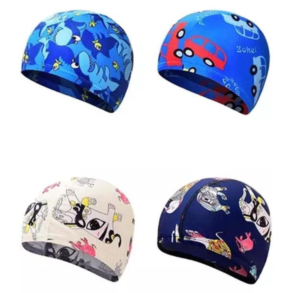 Gorro De Natación De Tela Licra Niño Con Elástico