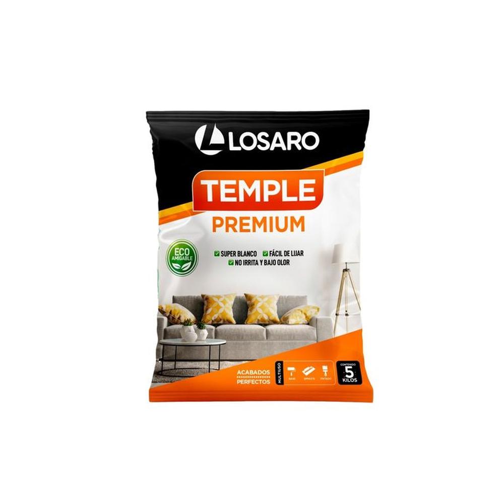 TEMPLE PREMIUM CHICO BOLSA X 5 KG LOSARO Blanco TEMPLE PREMIUM CHICO BOLSA X 5 KG LOSARO Blanco