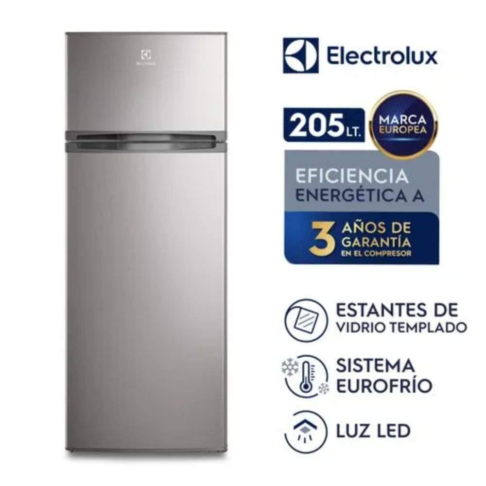 Refrigeradora Electrolux 205L Top Freezer 2 Puertas ERTY20G2HVI